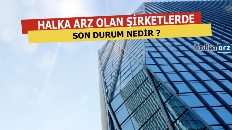 Halka Arz Olan Şirketlerde Son Durum
